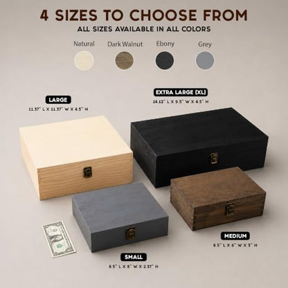 Baptism Gift for Boys & Girls, Personalized Wooden Memory Box - style: 2. Baptism Designs