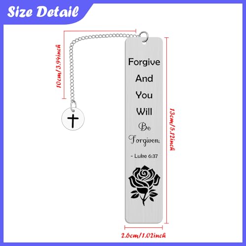Christian Gifts Engraved Bookmark Bible Verse Gift for Friends Book Markers for Reading Religious Gifts for Family Bookmark for Books Inspirational Spiritual Gift for Women Men - color: Inspirational Religious Bookmark-style 3