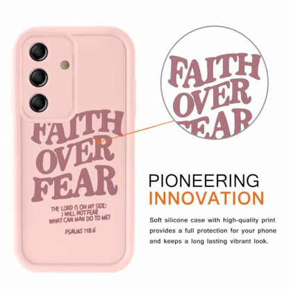 Christian Case for Samsung Galaxy S25, Western Aesthetic Bible Verse Pattern Design God Jesus Phone Cover for Women Men, Soft TPU Protective Shell for Samsung S25 6.2" - color: Pink Bible Verse