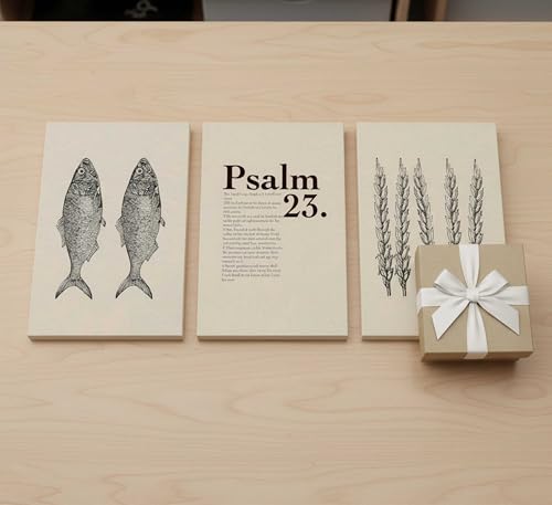 Suvinor 3 Pcs Jesus Feeds The 5000 Canvas Wall Art 12x16in - color: Canvas, size: 16L" x 12W"