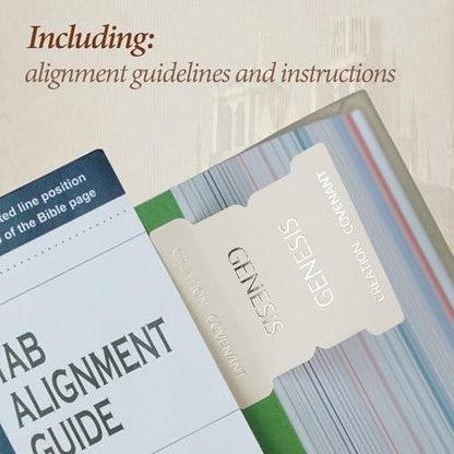 UPAFEXXI-Bible Tabs with Book Summaries, 3D Gold Foil Embossed Lettering - color: Summaries Gray