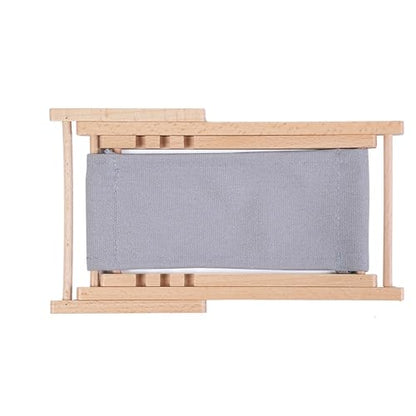 Foldable Wooden Cell Phone Stand, Phone Holder for Desk - color: Gray