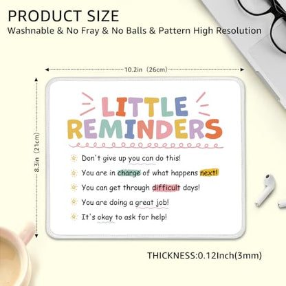 Funny Little Reminders Non-Slip Mouse Pad Gifts for Employee Girls - color: Multi 2