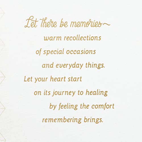 Hallmark Sympathy Card (Let There Be Memories) - color: Modern Floral