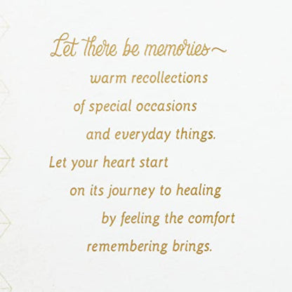 Hallmark Sympathy Card (Let There Be Memories) - color: Modern Floral