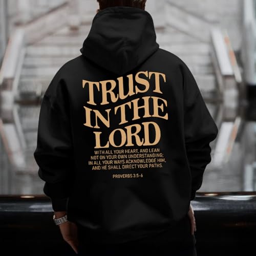 Christian Hoodies for Men Religious Faith Jesus Hoodie - color: Black02, size: XX-Large