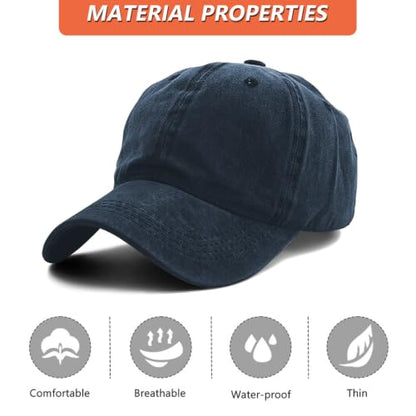 Christian Baseball Cap for Men & Women - Embroidered Jesus Cross Hat, Adjustable Christian Gifts - color: Christian-14 Navy Blue