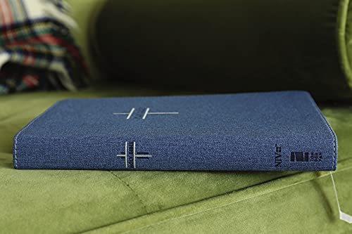 NIV, Bible for Teens, Thinline Edition, Leathersoft, Blue, Red Letter, Comfort Print