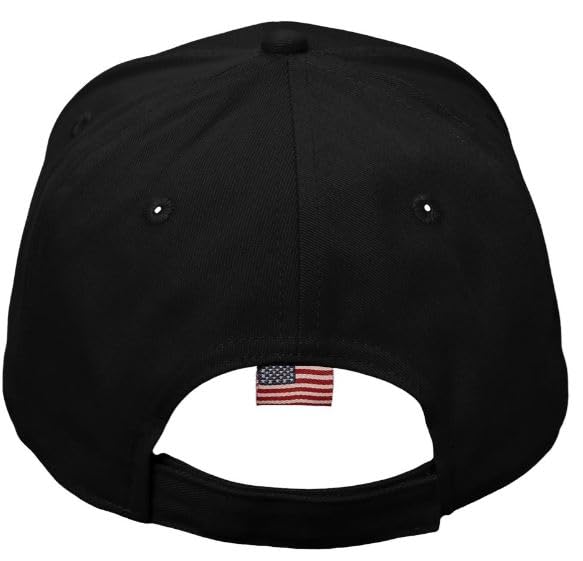Christian Cross Baseball Cap, Religious Cross Design, Black Adjustable AM350 Flag Brim HAT Jesus Hat Choices Adjustable Hat and Free Decal.