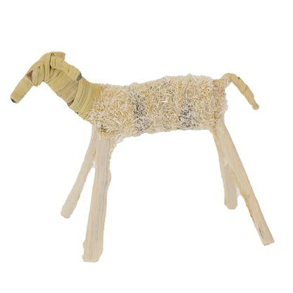 Global Crafts Nativity Parent - Banana Fiber Nativity Set - Handmade African Nativity Scene, Kenya