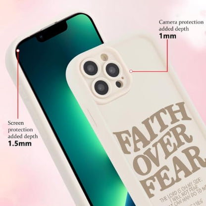 for iPhone 13 Pro 6.1'' 2 Pack Cute Christian Jesus Phone Case - color: Pink & Brown Jesus Faith Slogan, size: iPhone 13 Pro