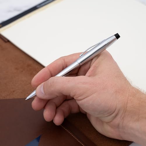 Cross Century II Personalized Twist Action Ballpoint Pen in Chrome Finish - color: Chrome