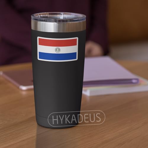 (3Pcs) Paraguay Flag Sticker, Paraguayan Stickers Country Flags Vinyl Decal - color: Paraguay