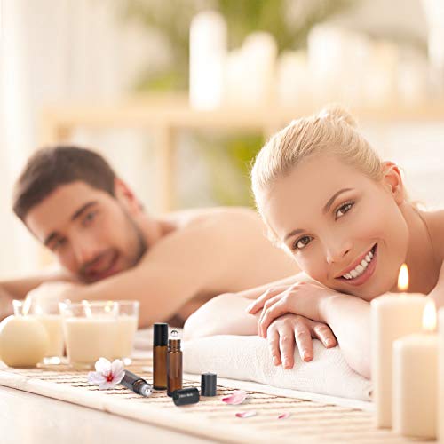 Mavogel 24 Pack 10ml Roller Bottles for Essential Oils