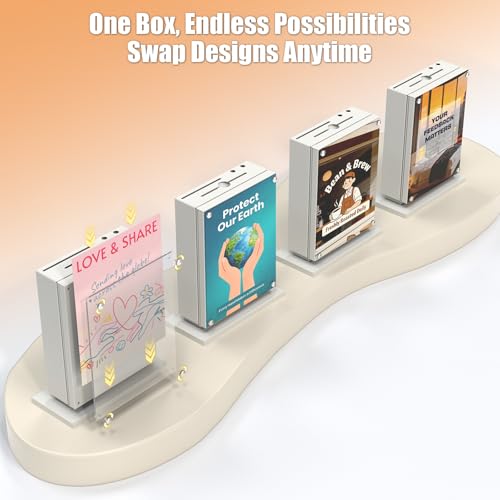 Suggestion Box with Slot and Lock-Wall Mount Option, Metal Ballot Box with Acrylic Panel for Voting (Grayish White) - color: Grayish White