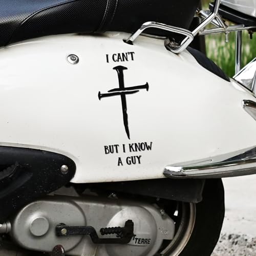 I Can't But I Know a Guy Christian Car Decal - color: I Can't But I Know a Guy