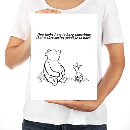 Andaz Press Jumbo Sympathy Card with Envelope, Sorry For Your Loss Card, Makes Saying Goodbye So Hard, Premium Condolences Card with Big Blank Space to Send to Friends, Family, 8.5" x 11", 1-Pack - color: Makes Saying Goodbye So Hard