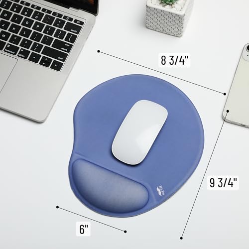 Mr. Pen- Ergonomic Mouse Pad with Wrist Rest - color: Dusky Blue-Purple