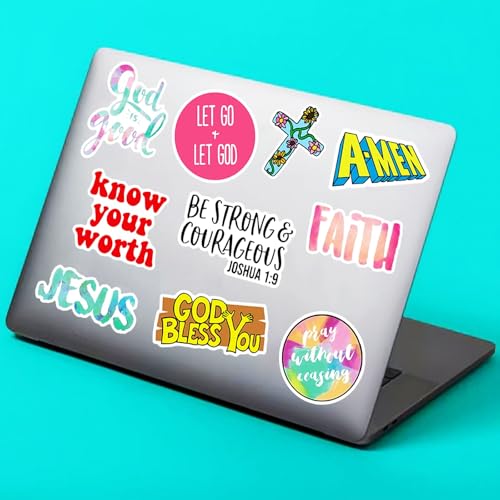 220Pcs Inspirational Christian Bible Verse Jesus Stickers, Christian Gifts - style: assorted style 220pcs