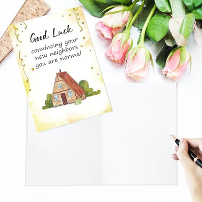 Funny Housewarming Card for Him Her, Perfect for Gifting to Friends Who Just Moved, Lighthearted and Full of Humor. - color: #3