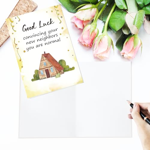 Funny Housewarming Card for Him Her, Perfect for Gifting to Friends Who Just Moved, Lighthearted and Full of Humor. - color: #3
