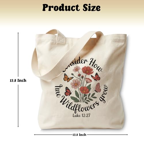 Bible Bags for Women, Christian Tote Bag, Gifts for Christian Women - color: Pink