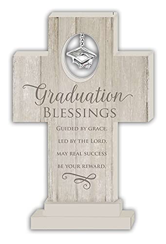Cathedral Art Abbey & CA Gift Standing Wall Cross-Graduation Blessings, Multi - style: Graduation Blessings