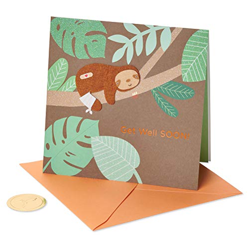 Papyrus Get Well Soon Card (Slowly) - color: Sloth