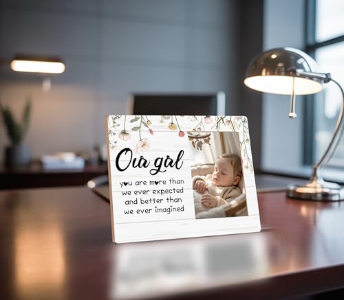 NewBorn Baby Girls Picture Frame - color: our girl