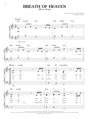 Contemporary Christian Christmas | Easy Piano Sheet Music Book for Beginners and Worship Players | Christmas Songbook with Inspirational CCM Arrangements | Faith-Based Piano Music for Holiday