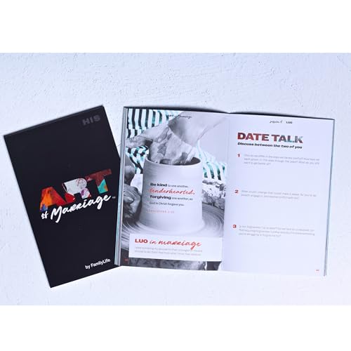 FAMILYLIFE All-New Art of Marriage His and Hers Workbook Set — Valentine’s Day Gifts for Him & Her — Couples Guide for a Stronger Marriage — Bible Study Workbooks with Devotionals for Married Couples