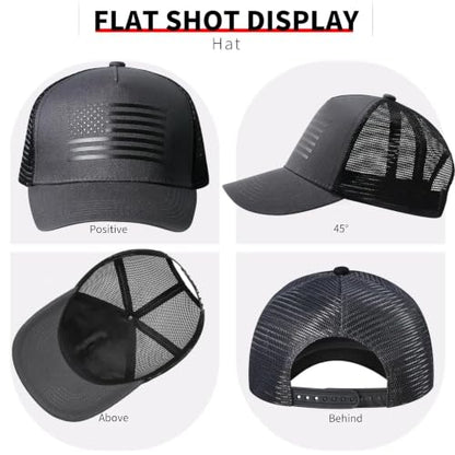 Black Baseball Cap Snapback hat for Men Flat Bill Hats for Men Fitted Hats for Men Adjustable Snap Pack Hip Hop Mens Hat - color: Grey National Flag