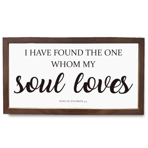 Christian Decor, SONG OF SOLOMON 3:4 Wood Sign, Family Signs for Home Decor Wall, Bible Verse Art Signs, Bible Verse Home Decoration, Living Room Above Couch Sign, Scripture Wall art - color: SONG OF SOLOMON 3:4