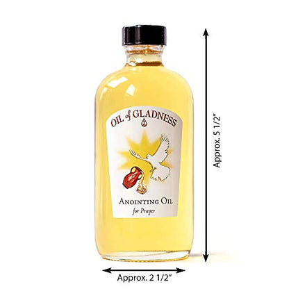 Oil of Gladness Pomegranate Anointing Oil - Oil for Daily Prayer, Ceremonies and Blessings 8 oz Bottle - size: 8 Ounce