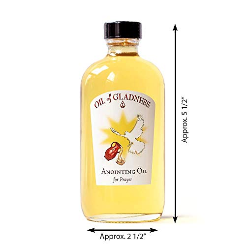 Oil of Gladness Pomegranate Anointing Oil - Oil for Daily Prayer, Ceremonies and Blessings 8 oz Bottle - size: 8 Ounce