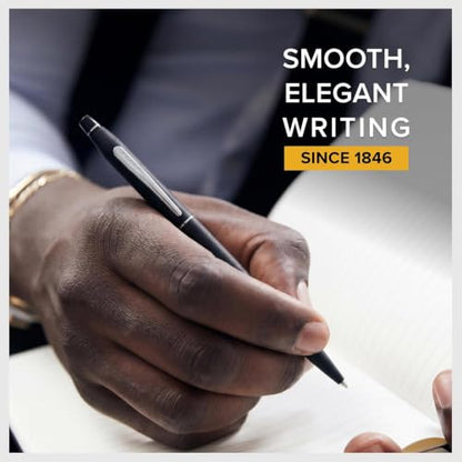 Cross Click Classic Black Selectip Ballpoint Pen,Black ink - color: Black