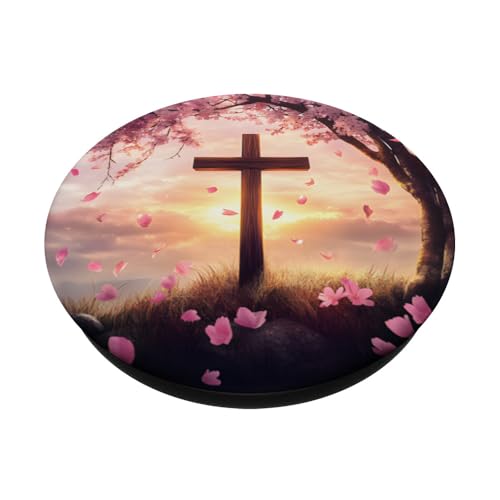 Christian Cross PopSockets Adhesive PopGrip - style: Adhesive PopGrip