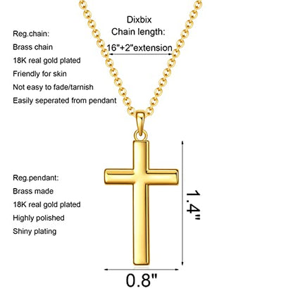 Baptism Cross Necklace for Women,First Communion Cross Necklaces Jewelry Gifts for Women - color: G Cross