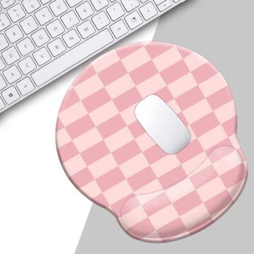 Mouse Pads for Desk, Ergonomic Mouse Pad with Wrist Rest Gaming Mousepad - color: Round-D2