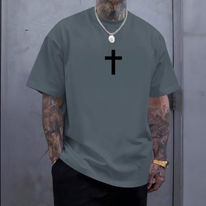 Mens Christian Bible Verse Shirts Dear Person Behind Me T Shirt Religious Jesus Inspirational Cross Graphic Tees - color: Dark Gray, size: XX-Large