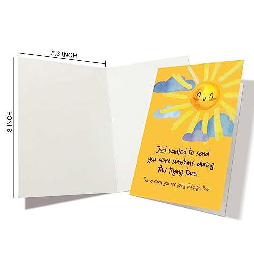 Cute Get Well Card for Men Women, Get Better Card for Him Her, Heartfelt Sympathy Cards, Funny Encouragement Recovery Cards