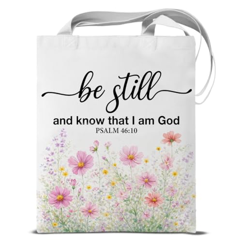 Christian Tote Bag Jesus Religious Reusable Bible Bags for Shopping Work Travel Church Christian Gift Totes - color: Tote-9