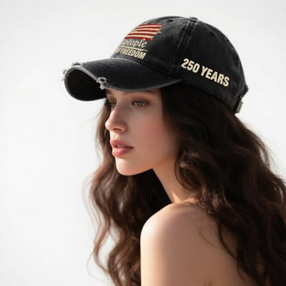 U.S. 250th Anniversary 250 Years Freedoms 1776-2026 Baseball Hats Funny - color: U.s. 250th Anniversary 250 Years Freedoms 1776-20261