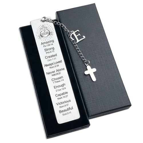 Bible Bookmark for Women Book Lovers Christian Gifts Accessories (Silver-E) - style: SILVER-E