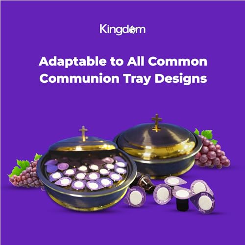 Kingdom Prefilled Communion Cup with Wafers(50ct-Red Juice) Sealed in a Single-Serving Container with Upto 1 Year Shelf Life, Perfect for Holy Eucharist Celebration in Hospitals,Summer Camps,and More - size: 50 Count (Red Juice)