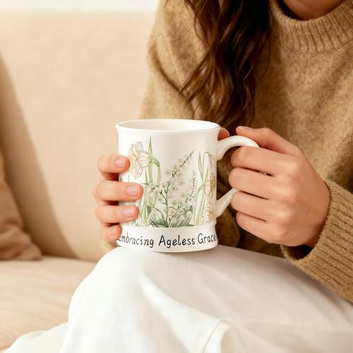 RainVibe Christian Birthday Gift Set for Women - Ceramic Mug, Bible Verse Jar, Scented Candle, Sunflower & Greeting Card - Religious Birthday Gifts for Mom, Friends, Sisters