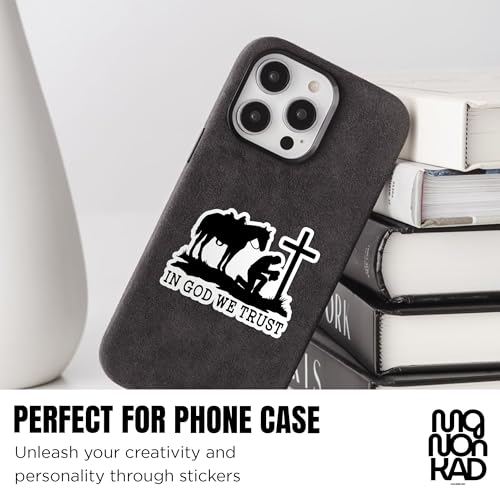 (3Pcs-2") Praying Cowboy Stickers in God We Trust Religious Christian God Jesus Waterproof Die-Cut Vinyl Sticker for Laptop Water Bottle Tumbler Kindle Decal Gift for Her Him 2 Inches - size: 2 Inches