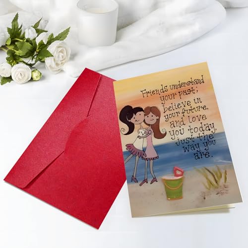 Encouragement Get Well Card for Women, Thinking of You Cards for Friends - color: DXI#053