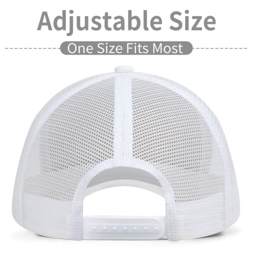 Christian Hats for Men Women Religious Gifts - color: Faith- White