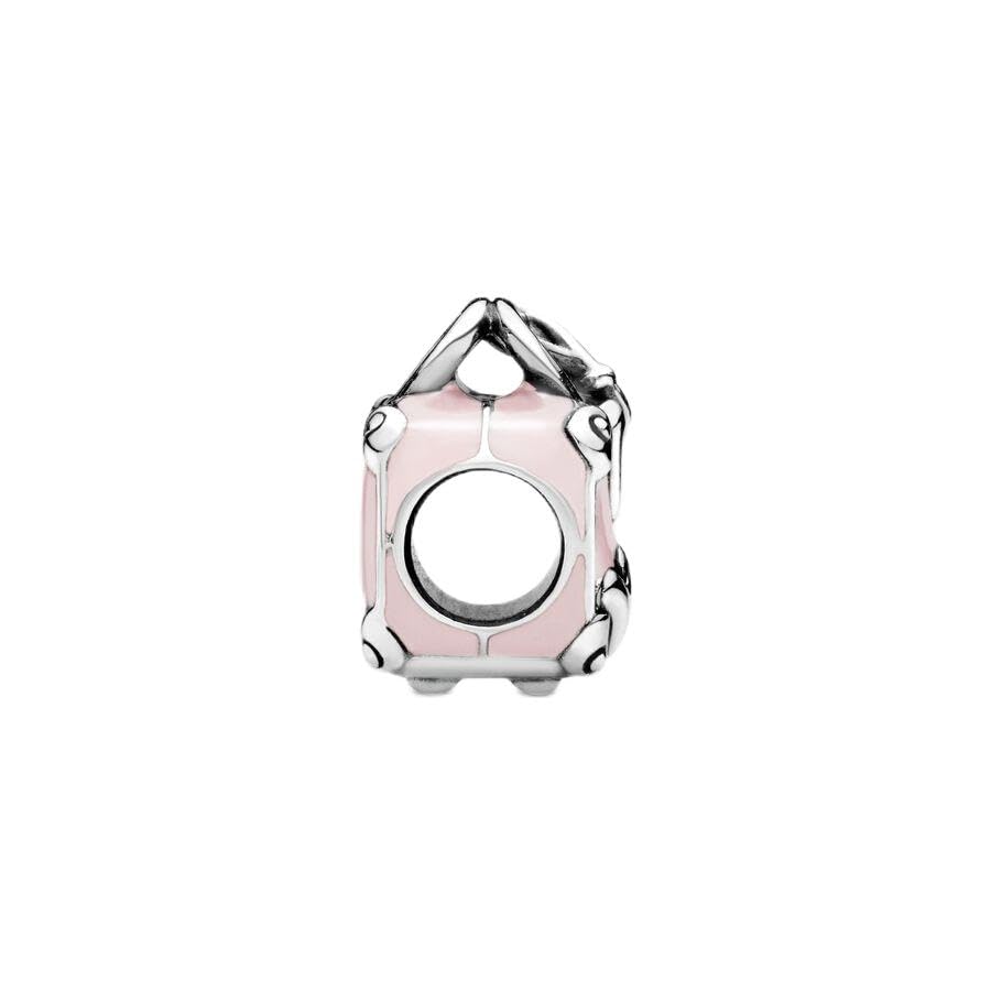 Sport Religious Charm 925 Sterling Silver Pendant,Jewelry Beads Gifts for Women Bracelet&Necklace - color: Pink Travel Bag